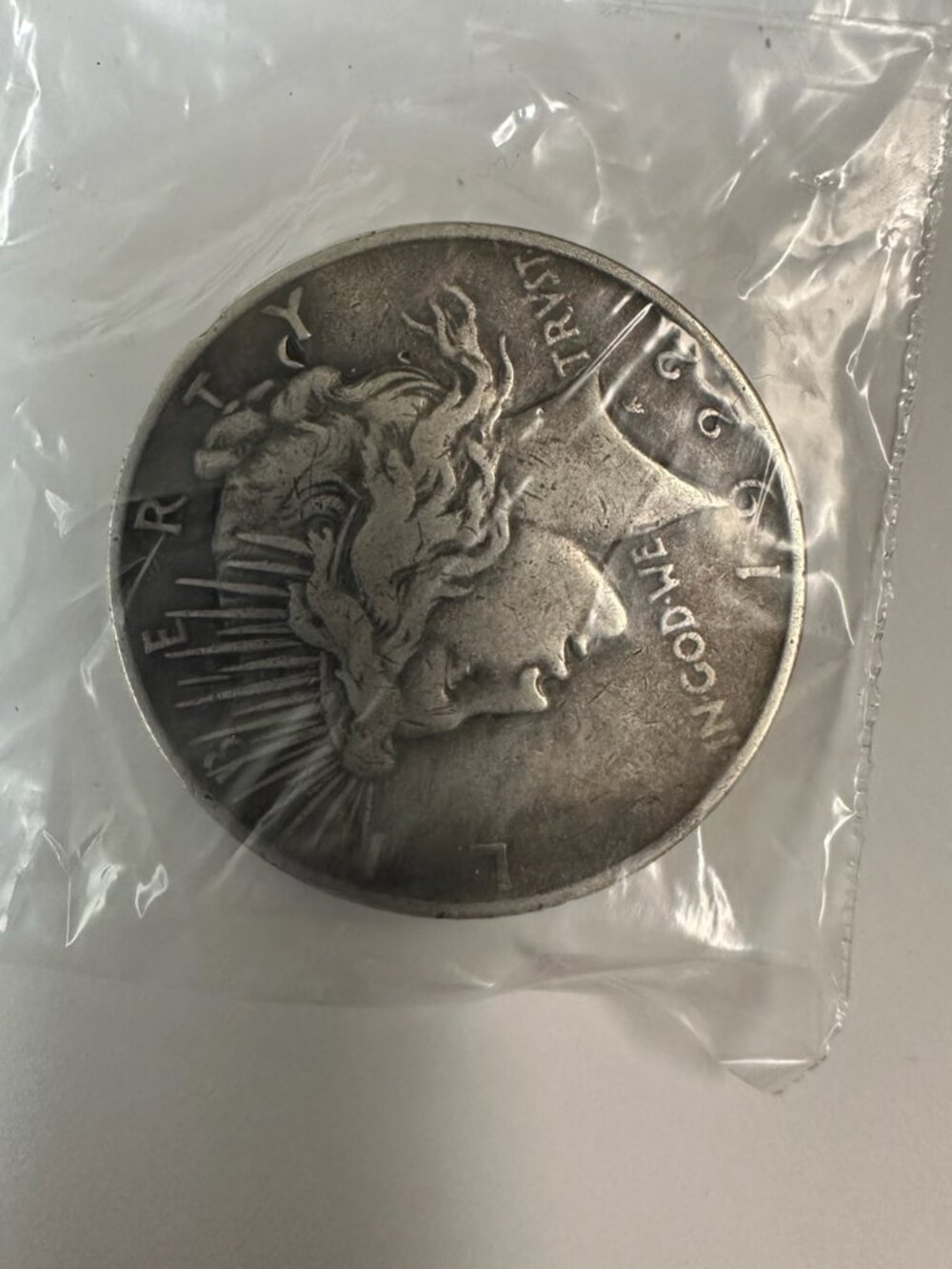 1922 US Peace SIlver Dollar